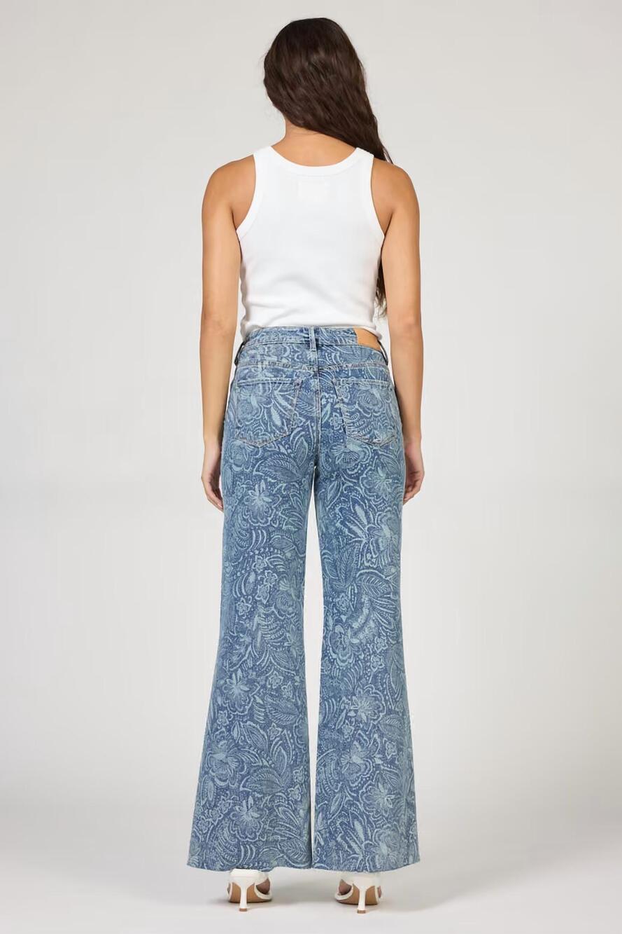 NEW DEAR JOHN DENIM fiona wide leg jean in avalon - Picture 4 of 4